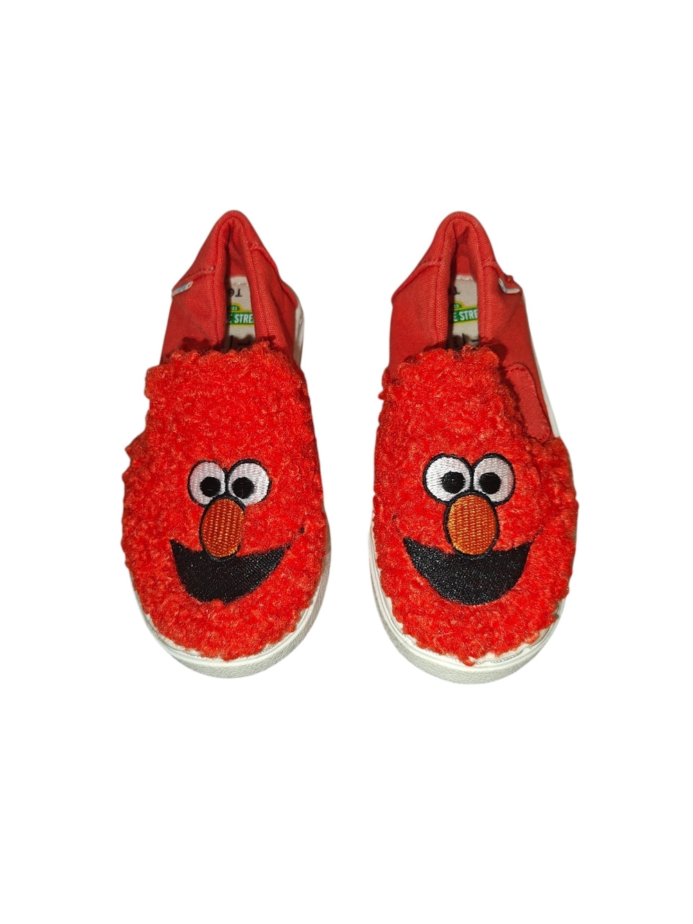 TOMS Sesame Street Elmo Slip-ons Toddler Size 6c